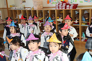 お菓子探し　ハッピーハロウィン🎃　ぱんだ・きりん