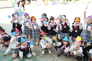 お菓子探し　ハッピーハロウィン🎃　ぱんだ・きりん