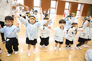 リズムフェスティバルの活動　年少Aチーム