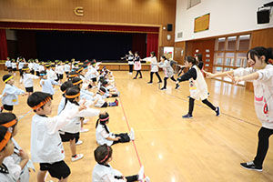 リズムフェスティバルの活動　年少Aチーム