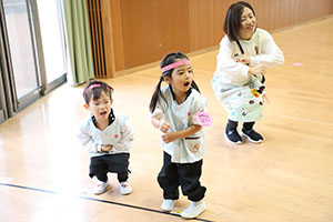 リズムフェスティバルの活動　年少Aチーム