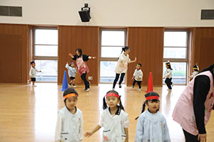 リズムフェスティバルの活動　年少Aチーム