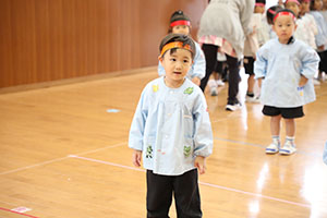 リズムフェスティバルの活動　年少Bチーム