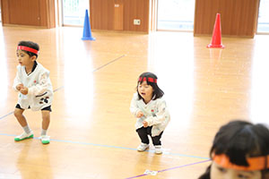 リズムフェスティバルの活動　年少Bチーム