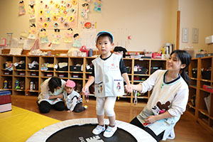 みんなで自由あそび　2歳児クラス