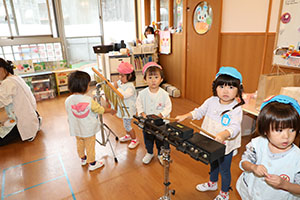 みんなで自由あそび　2歳児クラス