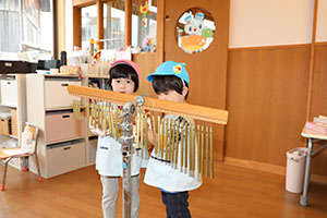 みんなで自由あそび　2歳児クラス