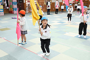 リズムフェスティバルの活動　年長Aチーム