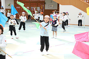 リズムフェスティバルの活動　年長Aチーム