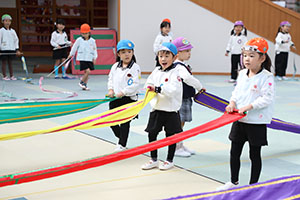 リズムフェスティバルの活動　年長Aチーム