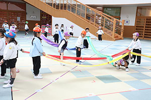 リズムフェスティバルの活動　年長Aチーム