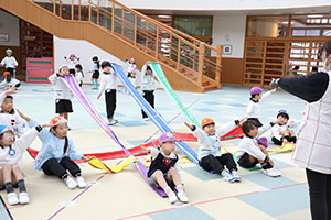 リズムフェスティバルの活動　年長Aチーム