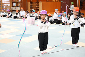 リズムフェスティバルの活動　年長Aチーム