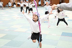 リズムフェスティバルの活動　年長Aチーム