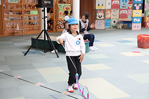 リズムフェスティバルの活動　年長Aチーム