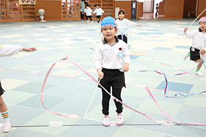 リズムフェスティバルの活動　年長Aチーム