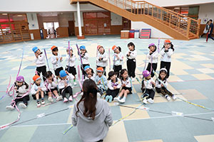 リズムフェスティバルの活動　年長Aチーム