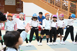 リズムフェスティバルの活動　年長Aチーム