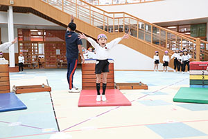 リズムフェスティバルの活動　年長Aチーム