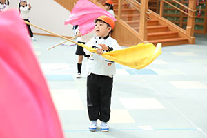 リズムフェスティバルの活動　年長Aチーム