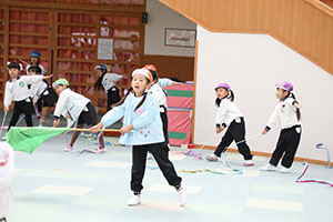 リズムフェスティバルの活動　年長Aチーム