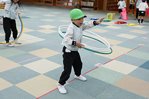 リズムフェスティバルの活動　年長Bチーム