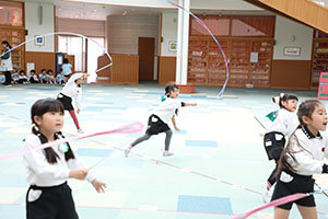 リズムフェスティバルの活動　年長Bチーム