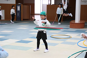 リズムフェスティバルの活動　年長Bチーム