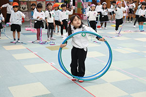 リズムフェスティバルの活動　年長Bチーム