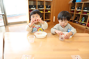 どんぐりのバッジ　あひる