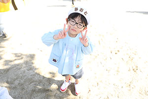 園庭遊び　年中Bチーム・2歳児クラス　NO．1