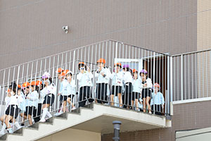 避難訓練　ー消防車がやってきたー　　NO.1