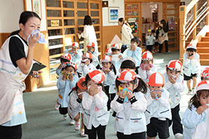 避難訓練　ー消防車がやってきたー　　NO.1