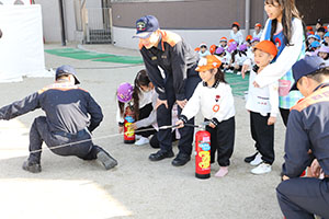 避難訓練　ー消防車がやってきたー　　NO.1