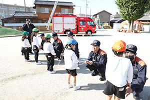 避難訓練　ー消防車がやってきたー　　NO.1