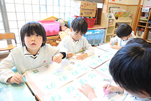 谷口先生の習字教室　年長　NO．2