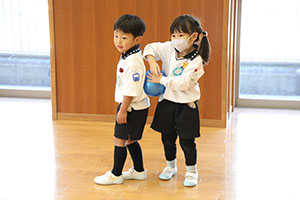 体操教室　ーボール投げー　さくら