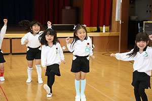 体操教室　ーボール投げー　さくら