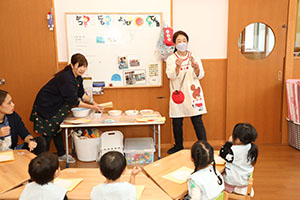 栗の制作　あひる