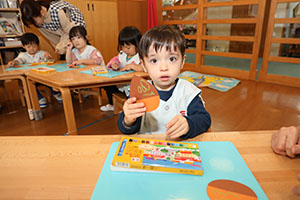 栗の制作　あひる