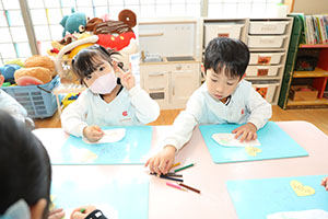 勤労感謝の日の制作　たんぽぽ