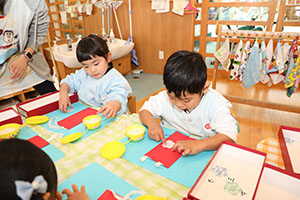 七五三の制作　こあら