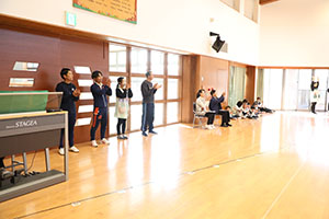 歌・カスタの予行が行われました　年長組