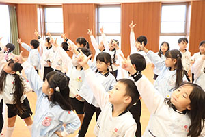 歌・カスタの予行が行われました　年長組