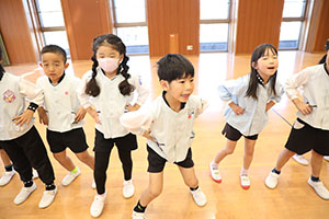 歌・カスタの予行が行われました　年長組