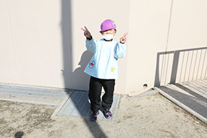 元気いっぱい園庭遊び！！　年長Aチーム