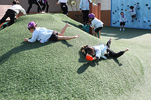 元気いっぱい園庭遊び！！　年長Aチーム