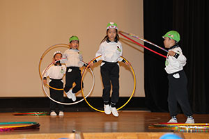 柿安シティーホールでリズム予行　年長Bチーム　(A・B）