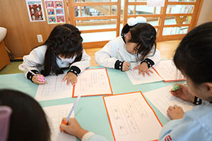 習字教室　年長組