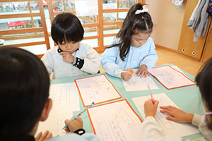 習字教室　年長組